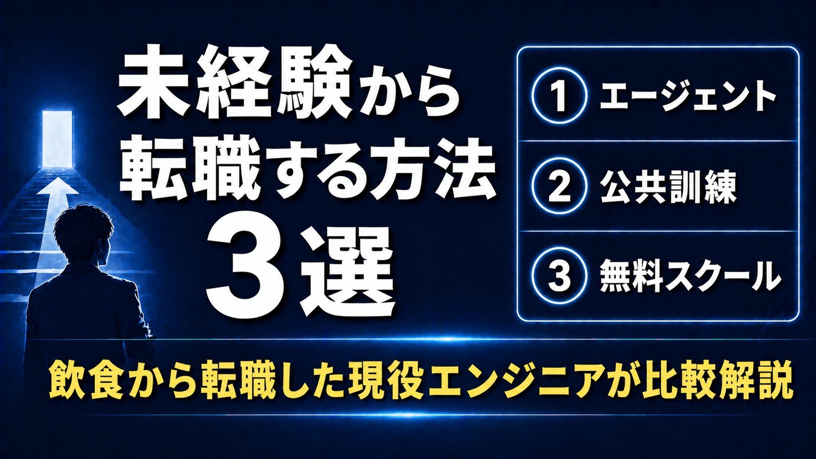 未経験から転職する方法3選【飲食から転職した現役エンジニアが解説】